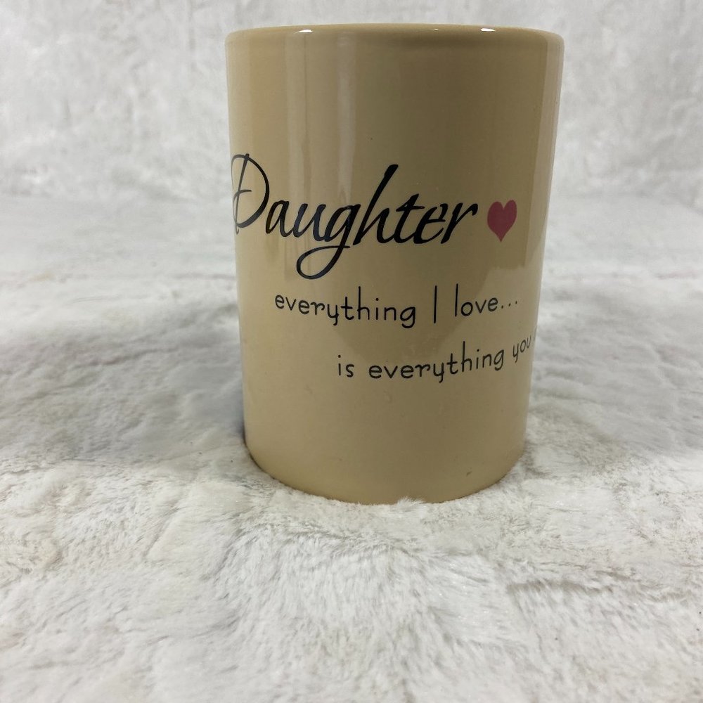 Carson Heart to Heart Mug Daughter Everything I Love Coffee Tea Cup 14oz